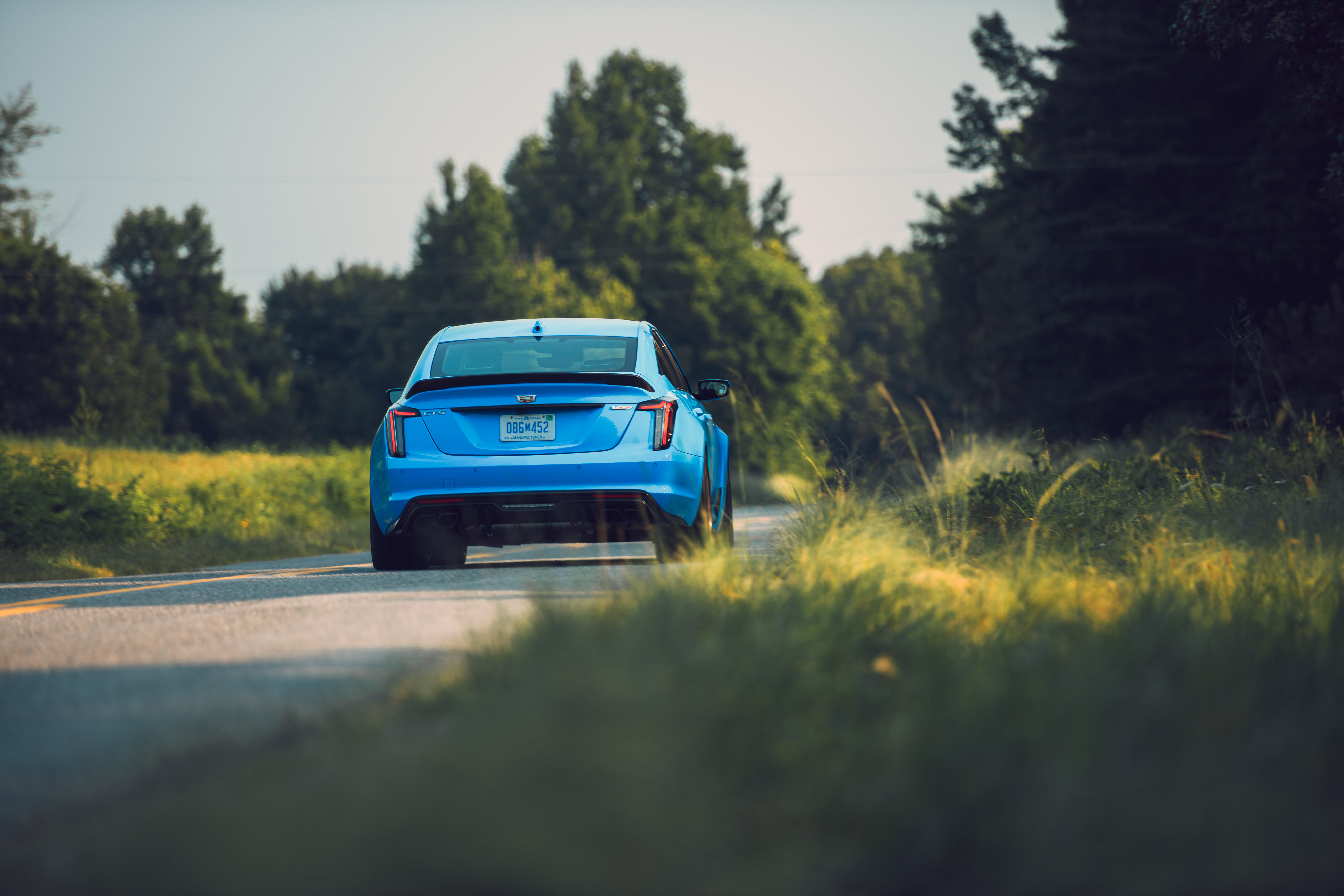 Download 2022 Cadillac CT5-V Blackwing - Rear HD Wallpaper 4000x2667 #31