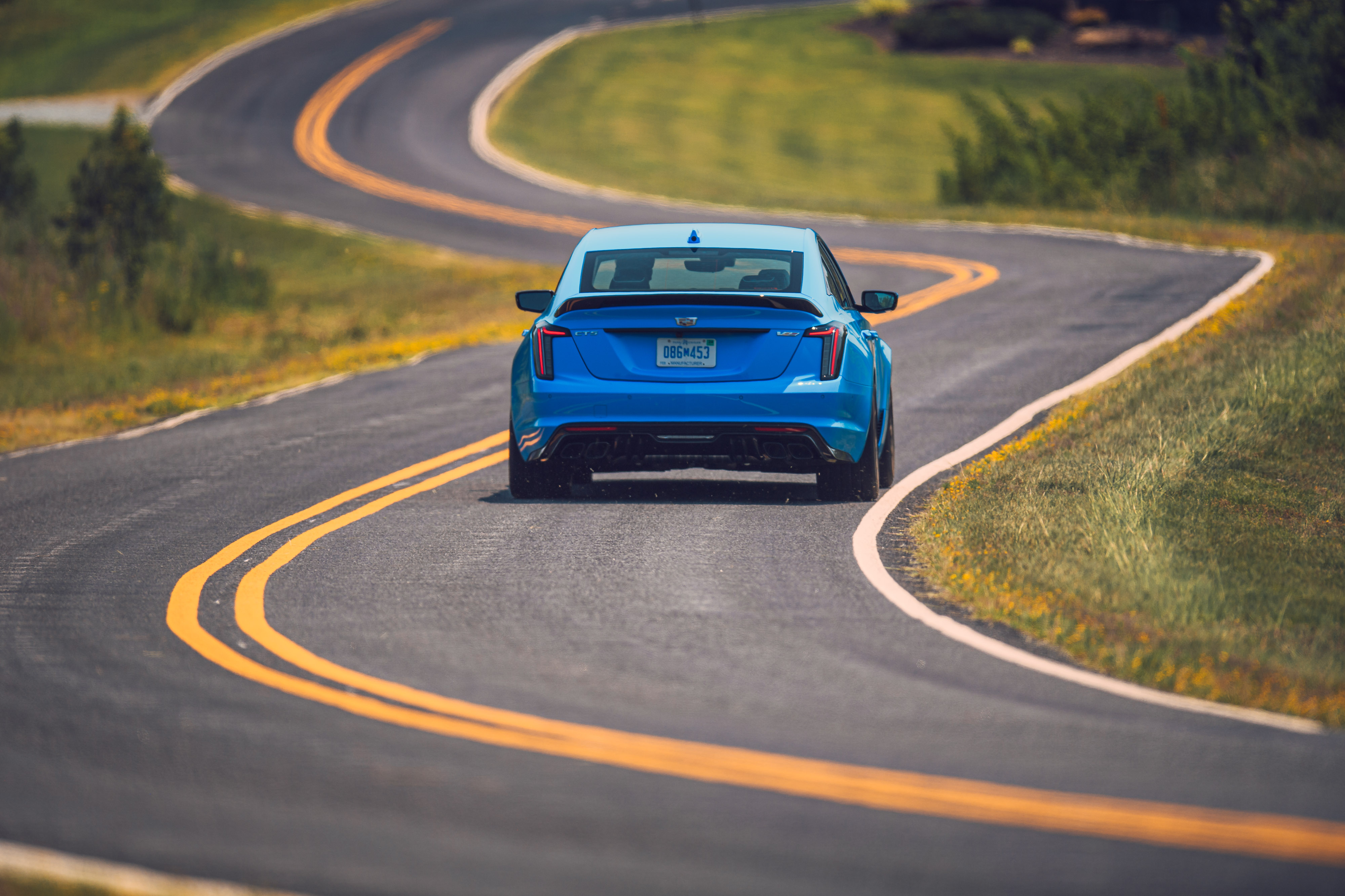 Download 2022 Cadillac CT5-V Blackwing - Rear HD Wallpaper 4000x2667 #32