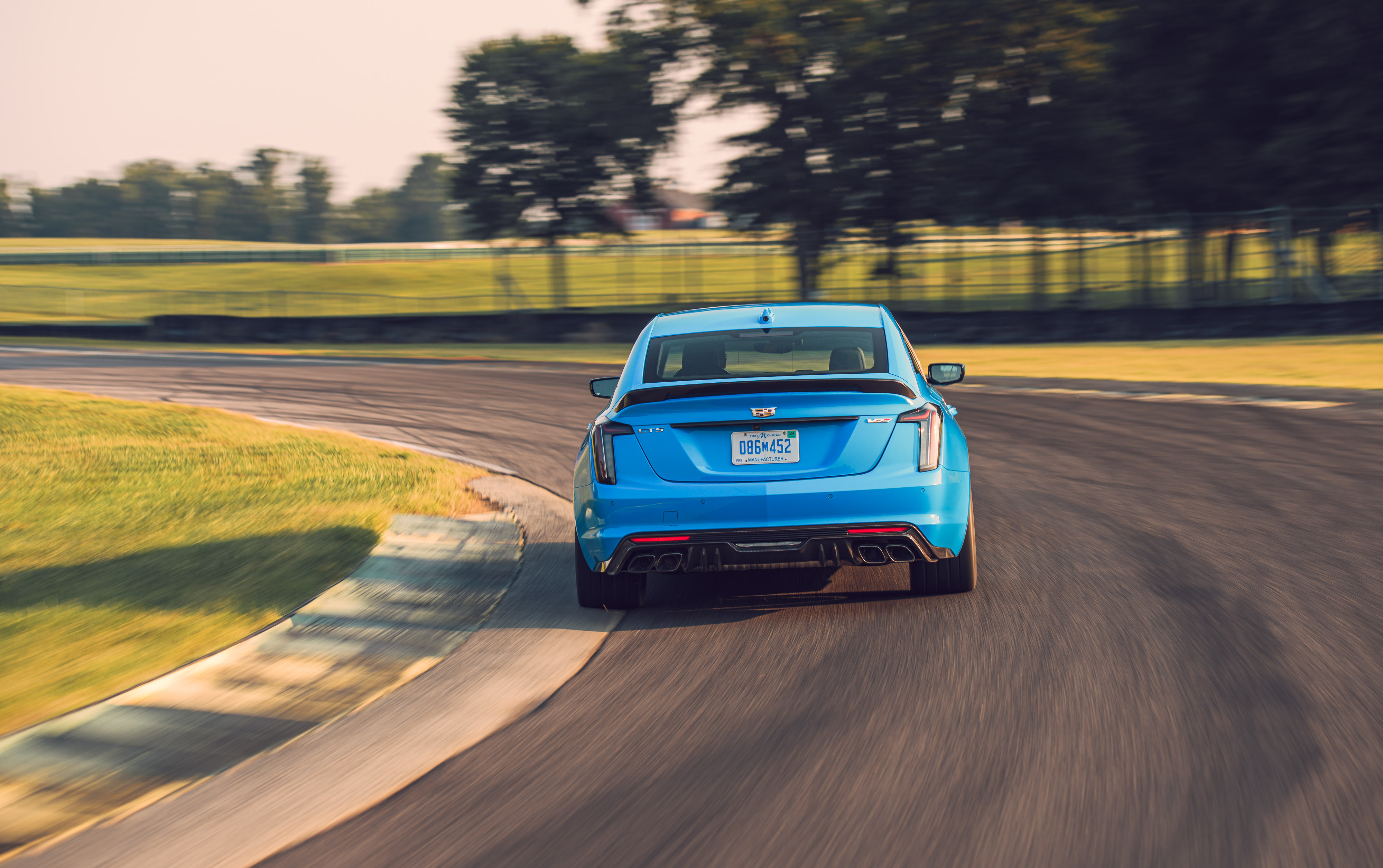 Download 2022 Cadillac CT5-V Blackwing - Rear HD Wallpaper 4000x2511 #34