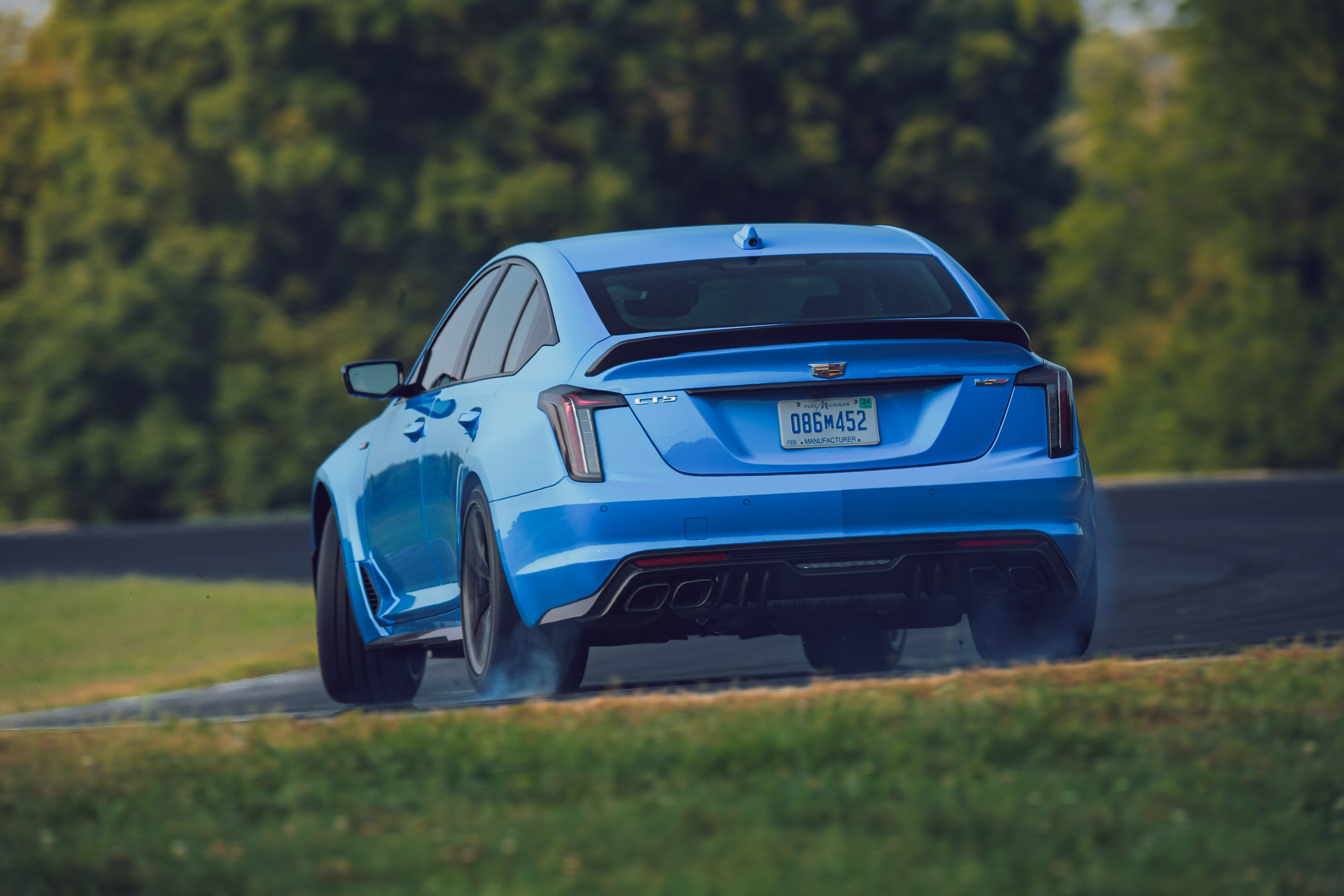 Download 2022 Cadillac CT5-V Blackwing - Rear HD Wallpaper 4000x2667 #8