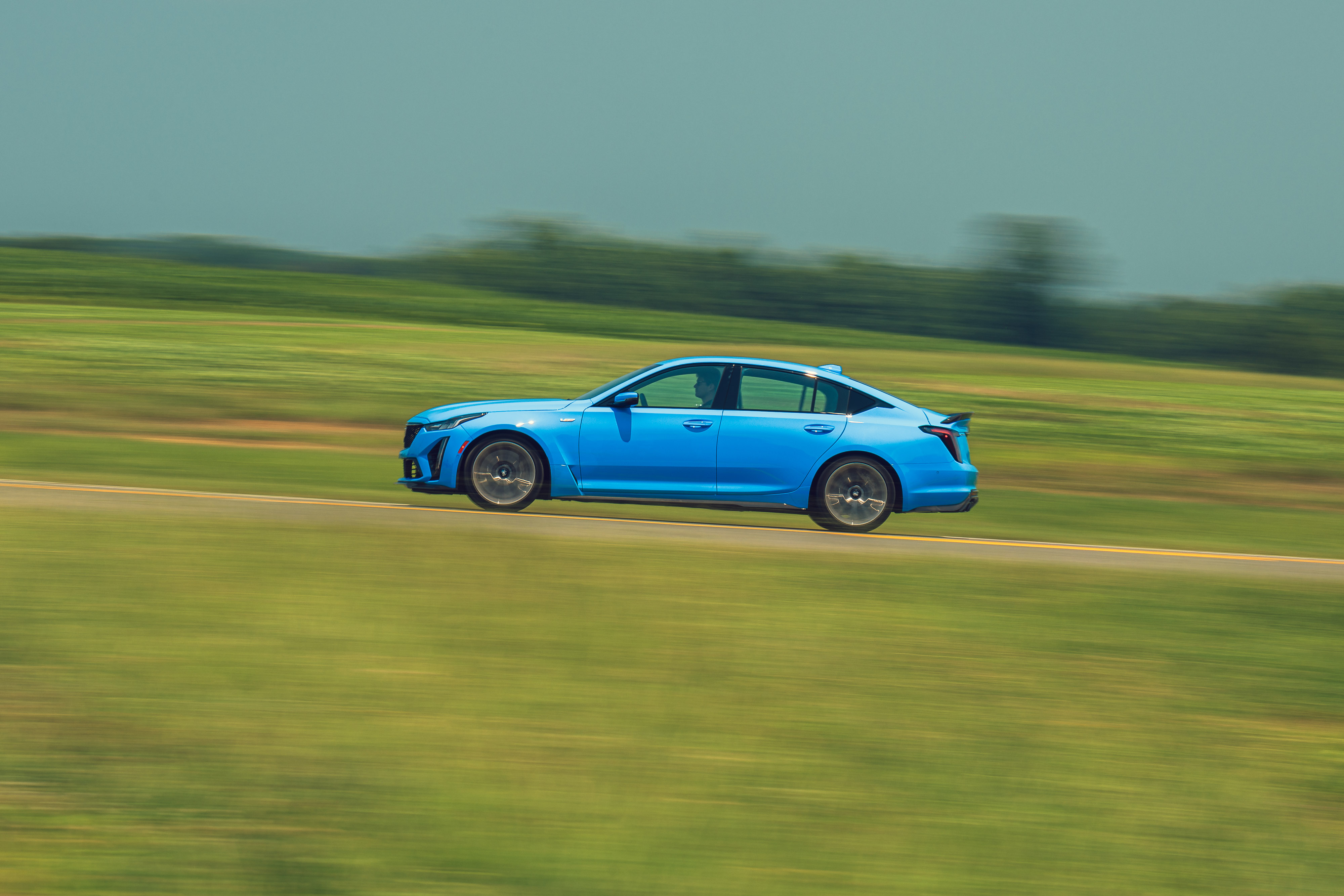 Download 2022 Cadillac CT5-V Blackwing - Side HD Wallpaper 4000x2667 #43