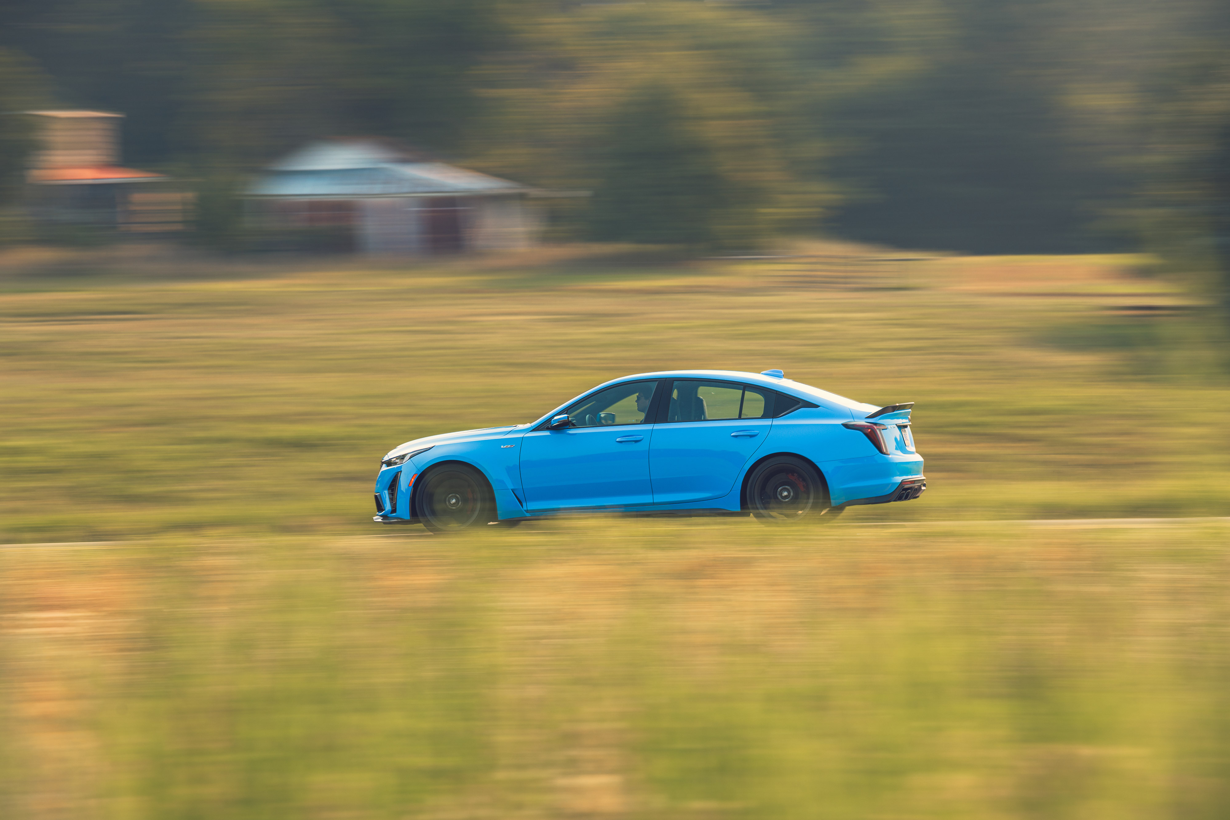 Download 2022 Cadillac CT5-V Blackwing - Side HD Wallpaper 4000x2667 #35