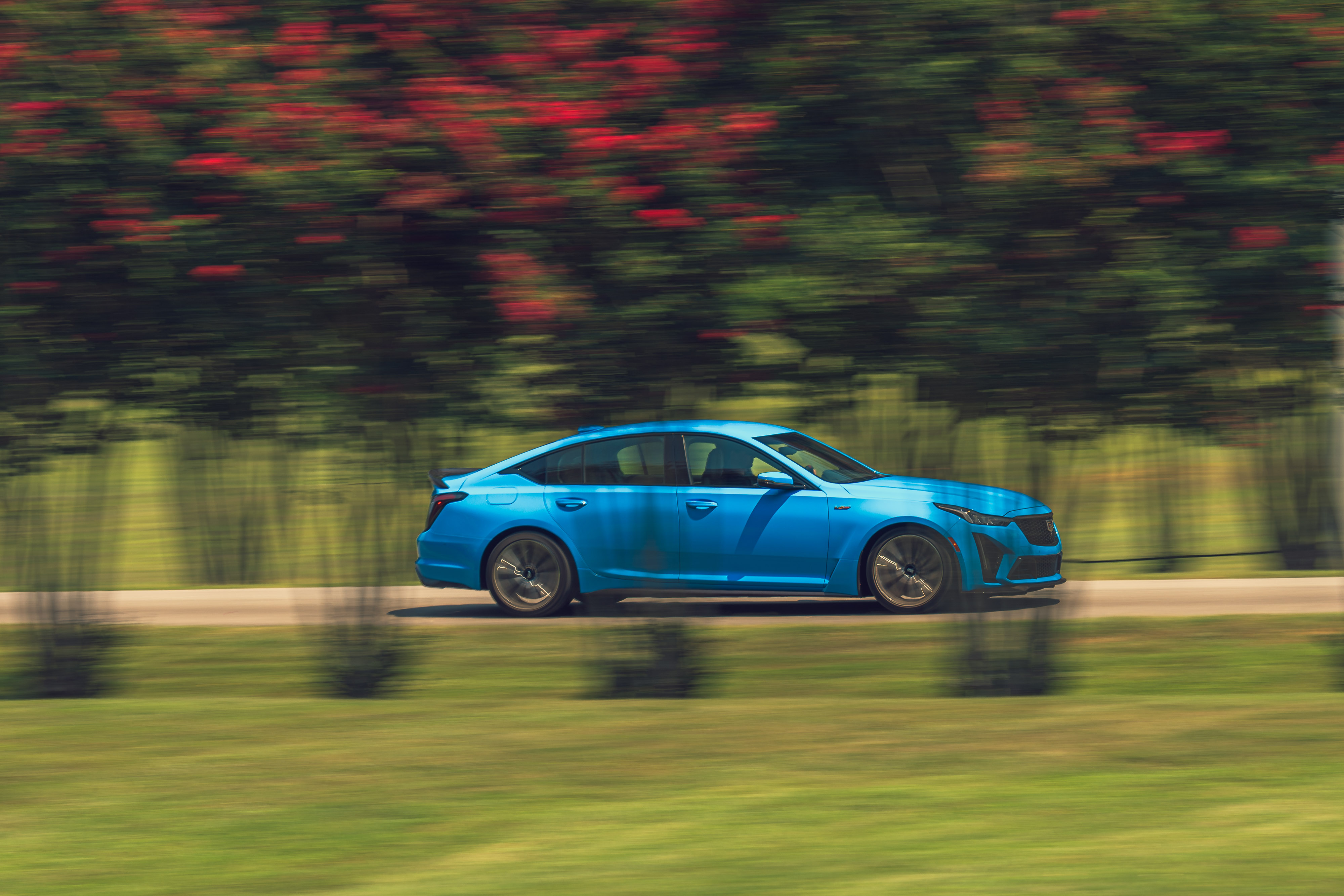 Download 2022 Cadillac CT5-V Blackwing - Side HD Wallpaper 4000x2667 #44