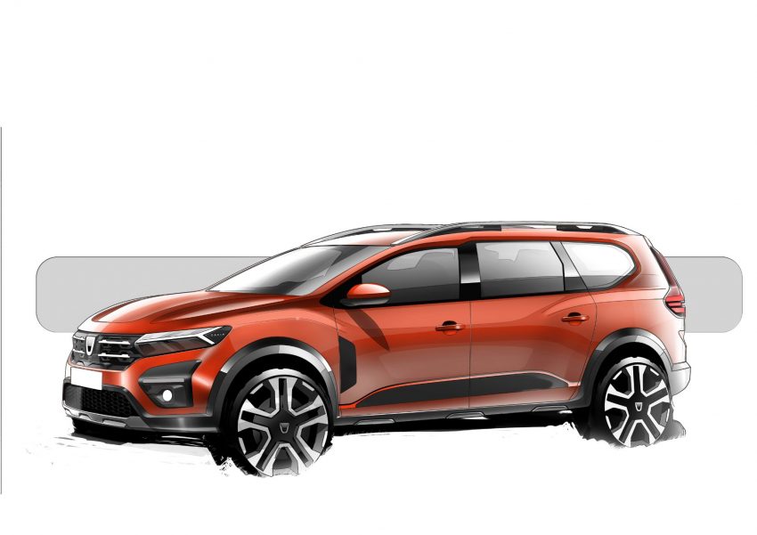2022 Dacia Jogger Extreme - Design Sketch Wallpaper 850x601 #39