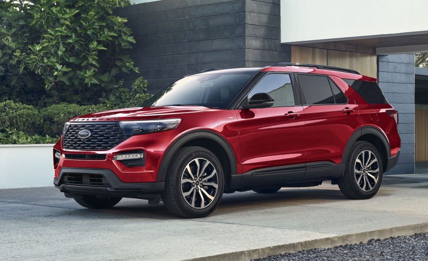 2022 Ford Explorer ST-Line - Front Three-Quarter Wallpaper 850x519 #15
