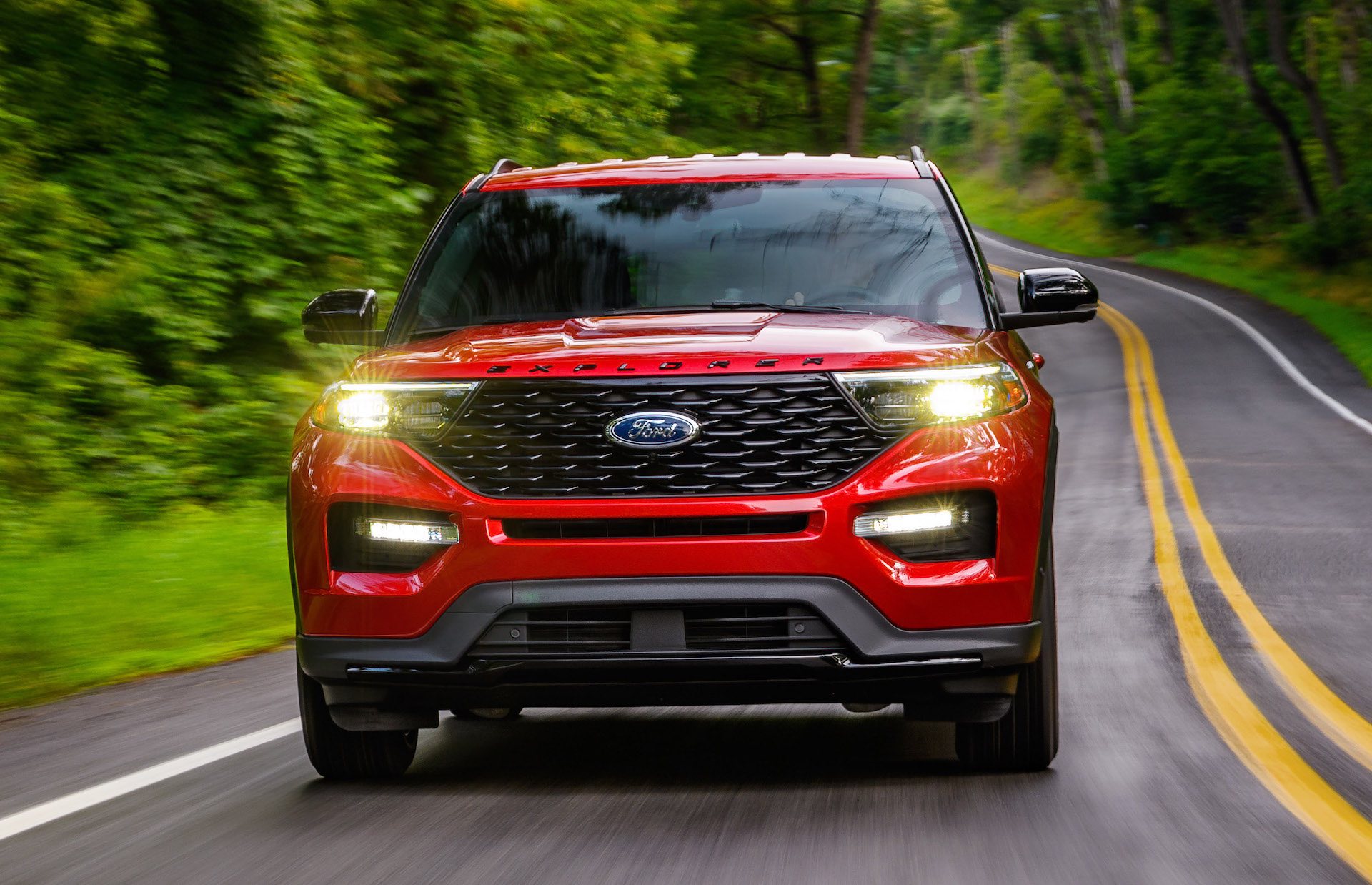 Download 2022 Ford Explorer ST-Line - Front HD Wallpaper 1920x1238 #5