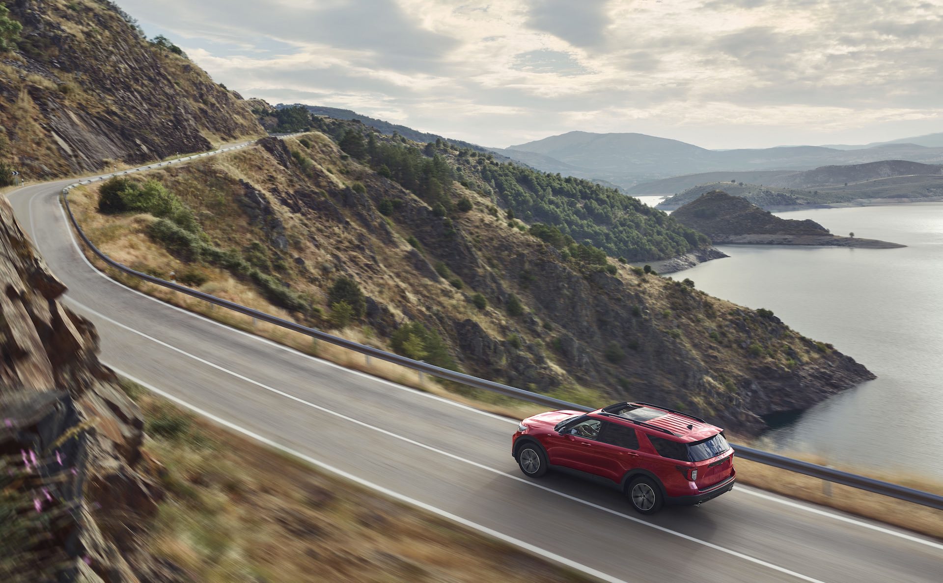 Download 2022 Ford Explorer ST-Line - Top HD Wallpaper 1920x1189 #7