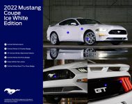 2022 Ford Mustang Ice White Appearance Package - Technical Drawing Wallpaper 190x150