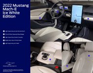 2022 Ford Mustang Mach-E Ice White Appearance Package - Technical Drawing Wallpaper 190x150