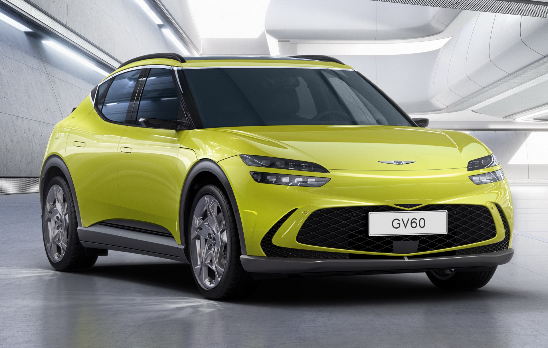 Download 2022 Genesis GV60 - Front Three-Quarter HD Wallpaper 1921x1221 #4