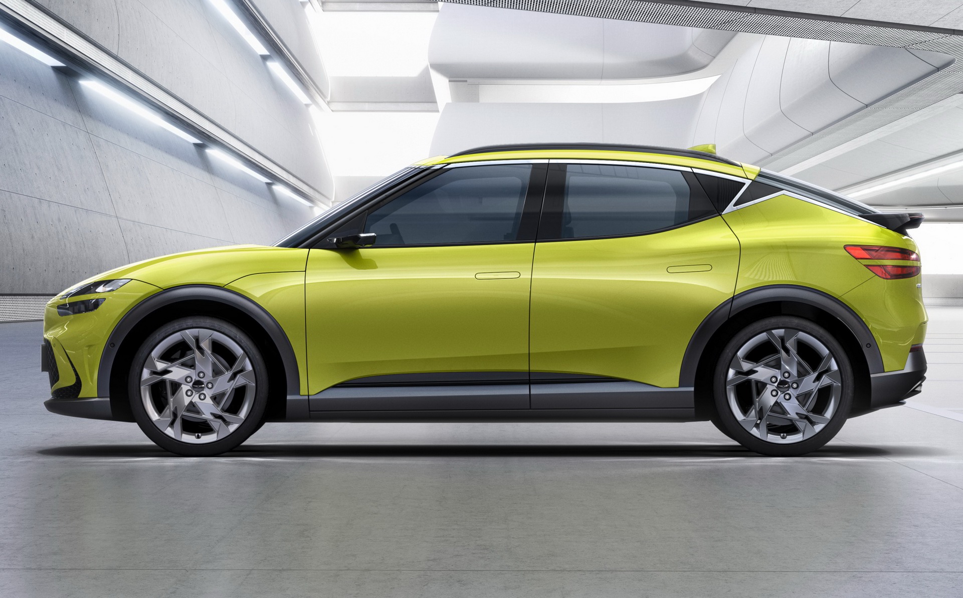 Download 2022 Genesis GV60 - Side HD Wallpaper 1921x1193 #6