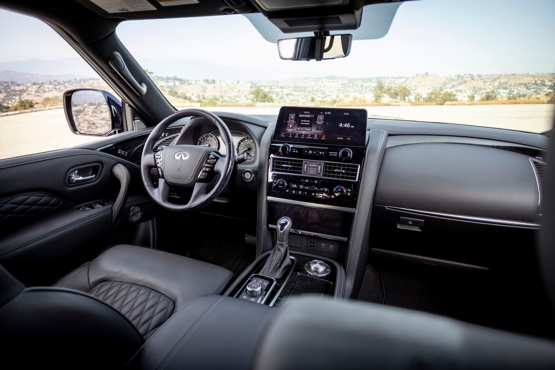 Download 2022 Infiniti QX80 - Interior, Cockpit HD Wallpaper 1920x1280 #21