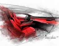 2022 Lamborghini Countach LPI 800-4 - Design Sketch Wallpaper 190x150