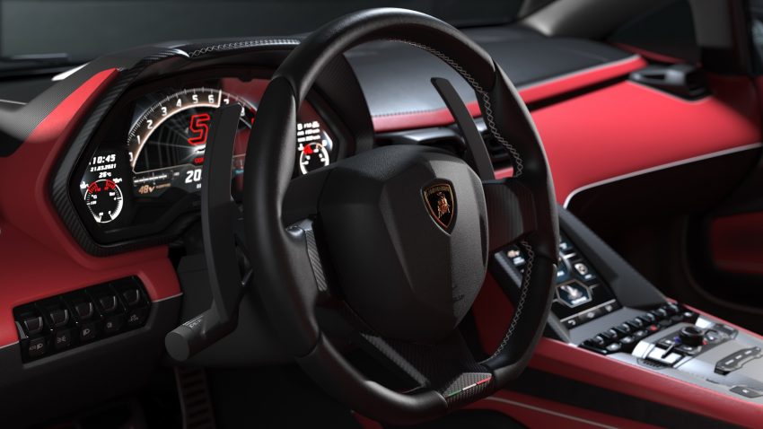 2022 Lamborghini Countach LPI 800-4 - Interior, Steering Wheel Wallpaper 850x478 #114
