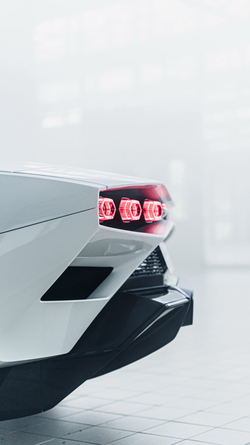 2022 Lamborghini Countach LPI 800-4 - Tail Light Phone Wallpaper 850x1511 #105