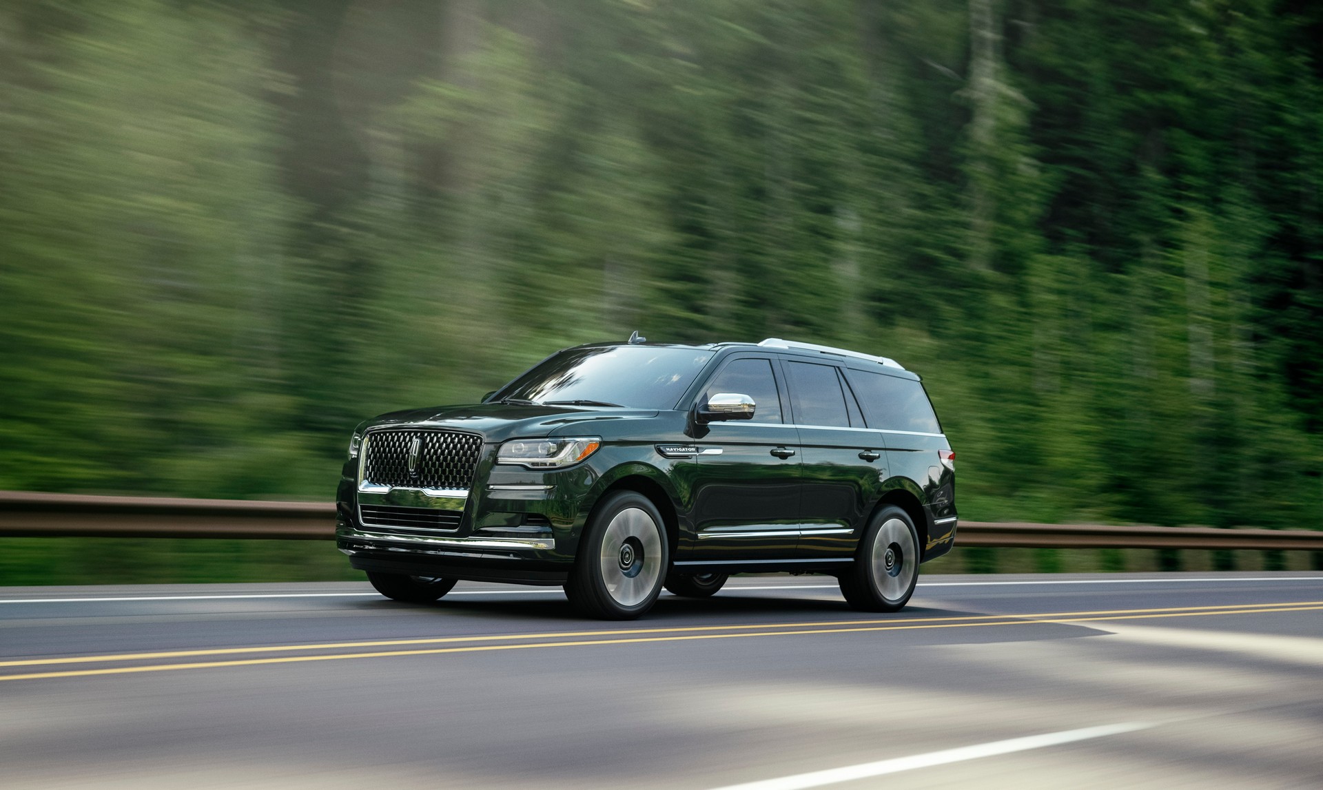 Download 2022 Lincoln Navigator Black Label Central Park - Front Three-Quarter HD Wallpaper 1920x1147 #29