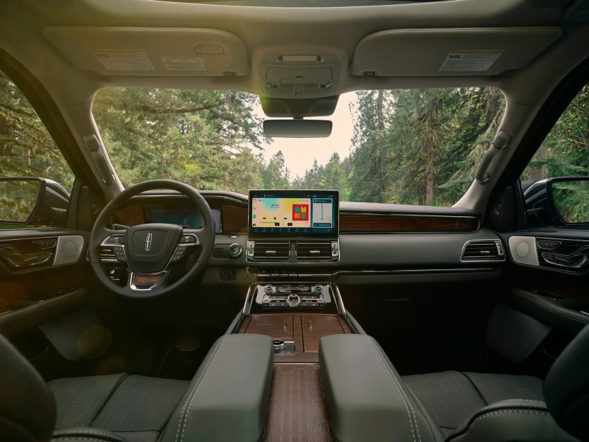2022 Lincoln Navigator Black Label Central Park - Interior, Cockpit Wallpaper 850x638 #44