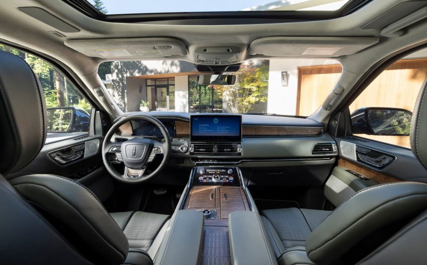 2022 Lincoln Navigator Black Label Central Park - Interior, Cockpit Wallpaper 850x528 #45
