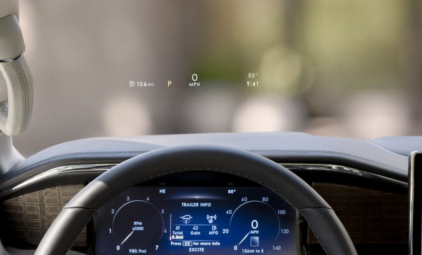 2022 Lincoln Navigator Black Label Central Park - Interior, Head-Up Display Wallpaper 850x513 #49