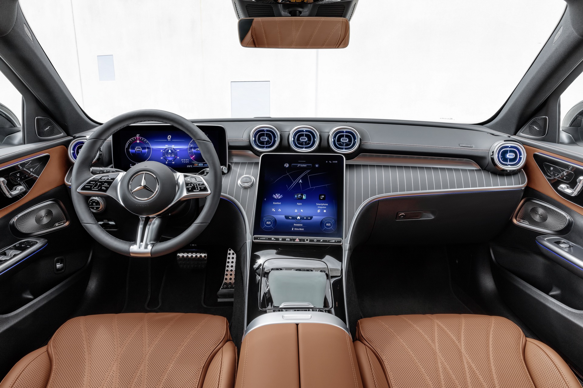 Download 2022 Mercedes-Benz C-Class All-Terrain - Interior, Cockpit HD Wallpaper 1921x1281 #35