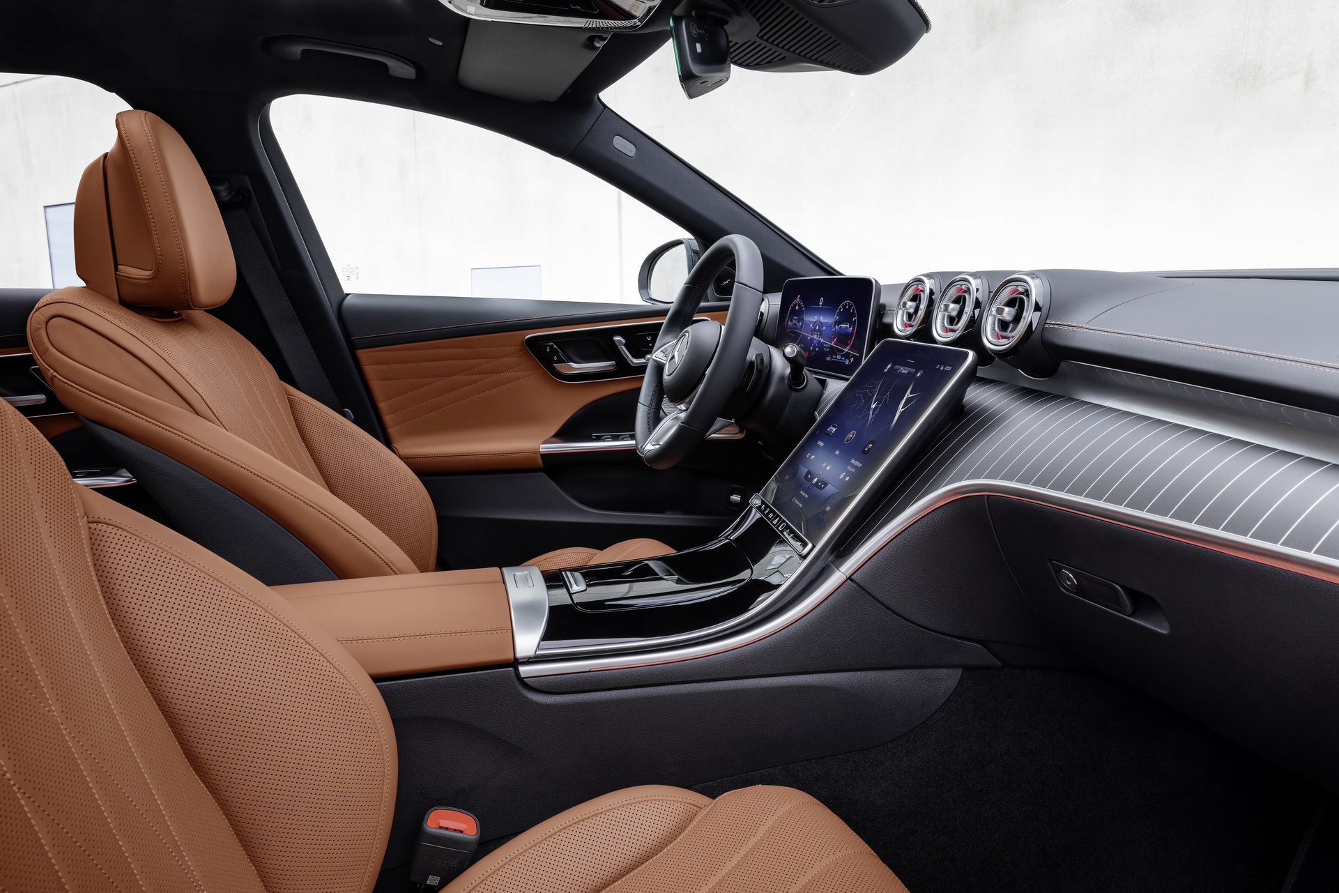 Download 2022 Mercedes-Benz C-Class All-Terrain - Interior HD Wallpaper 1921x1281 #32