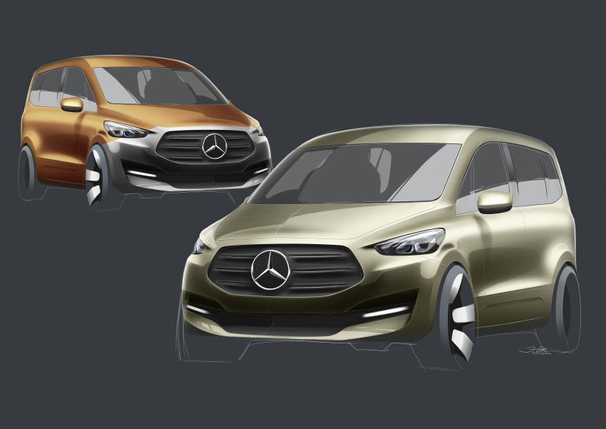 2022 Mercedes-Benz Citan - Design Sketch Wallpaper 850x601 #100