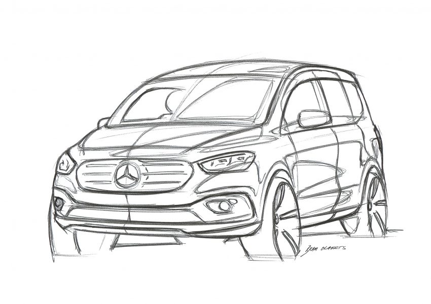 2022 Mercedes-Benz Citan - Design Sketch Wallpaper 850x601 #113