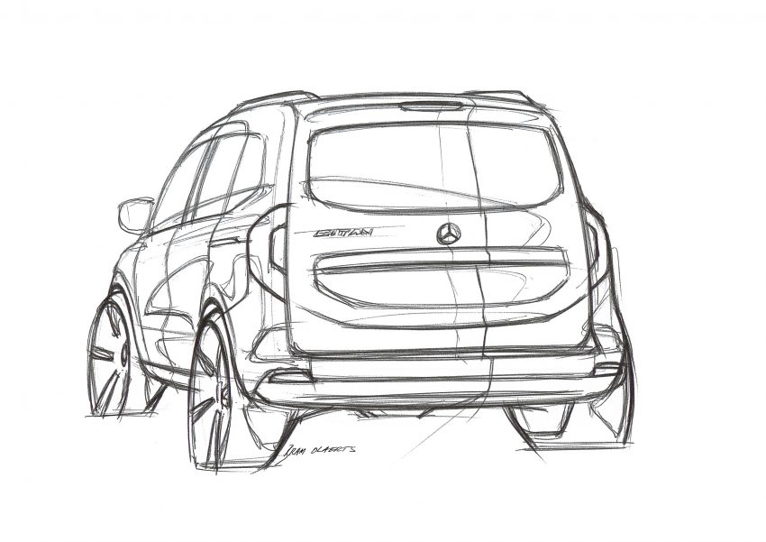 2022 Mercedes-Benz Citan - Design Sketch Wallpaper 850x601 #114