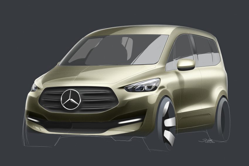 2022 Mercedes-Benz Citan - Design Sketch Wallpaper 850x566 #103