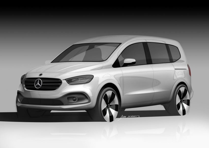 2022 Mercedes-Benz Citan - Design Sketch Wallpaper 850x601 #107