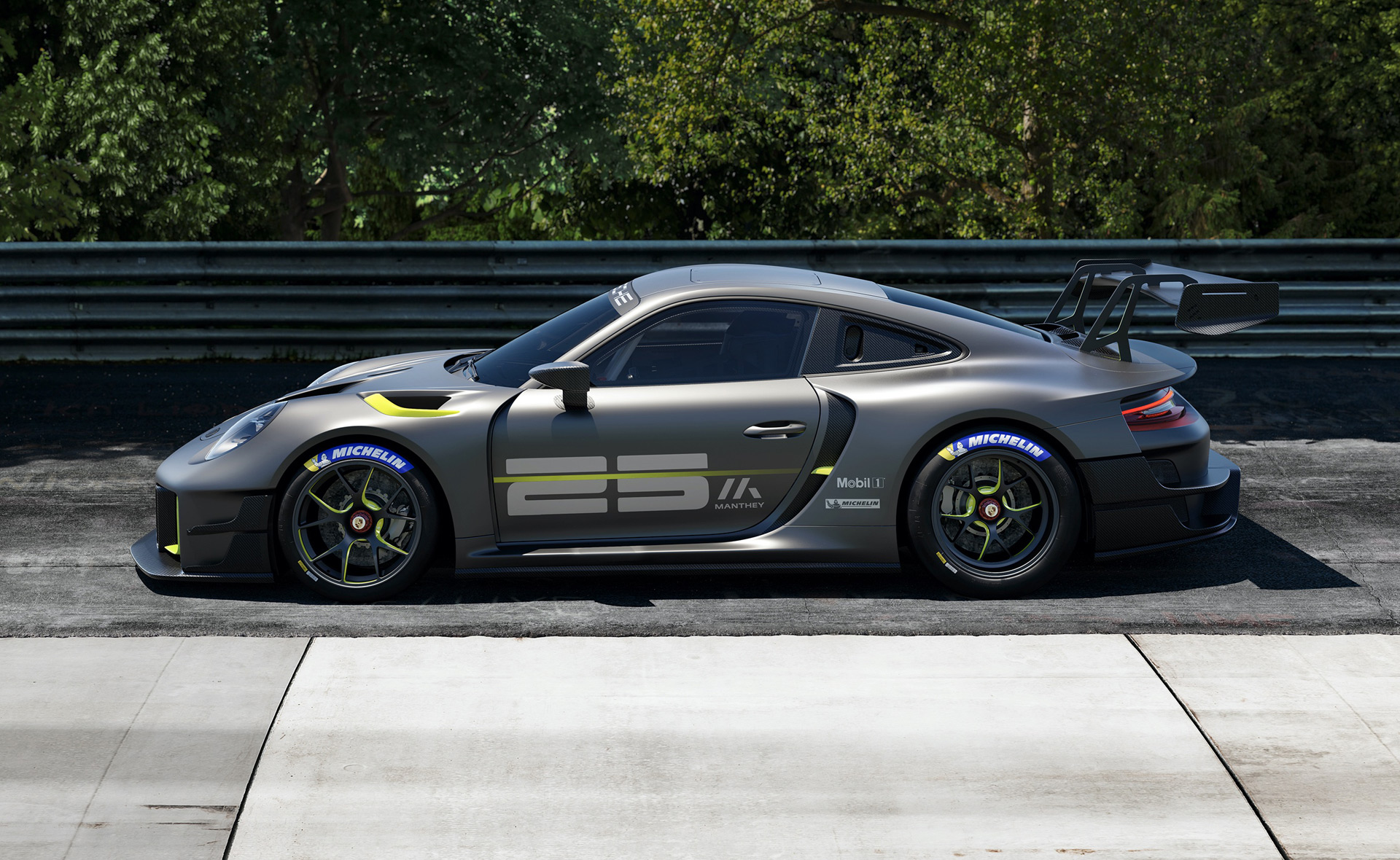 Download 2022 Porsche 911 GT2 RS Clubsport 25 - Side HD Wallpaper 1920x1180 #5