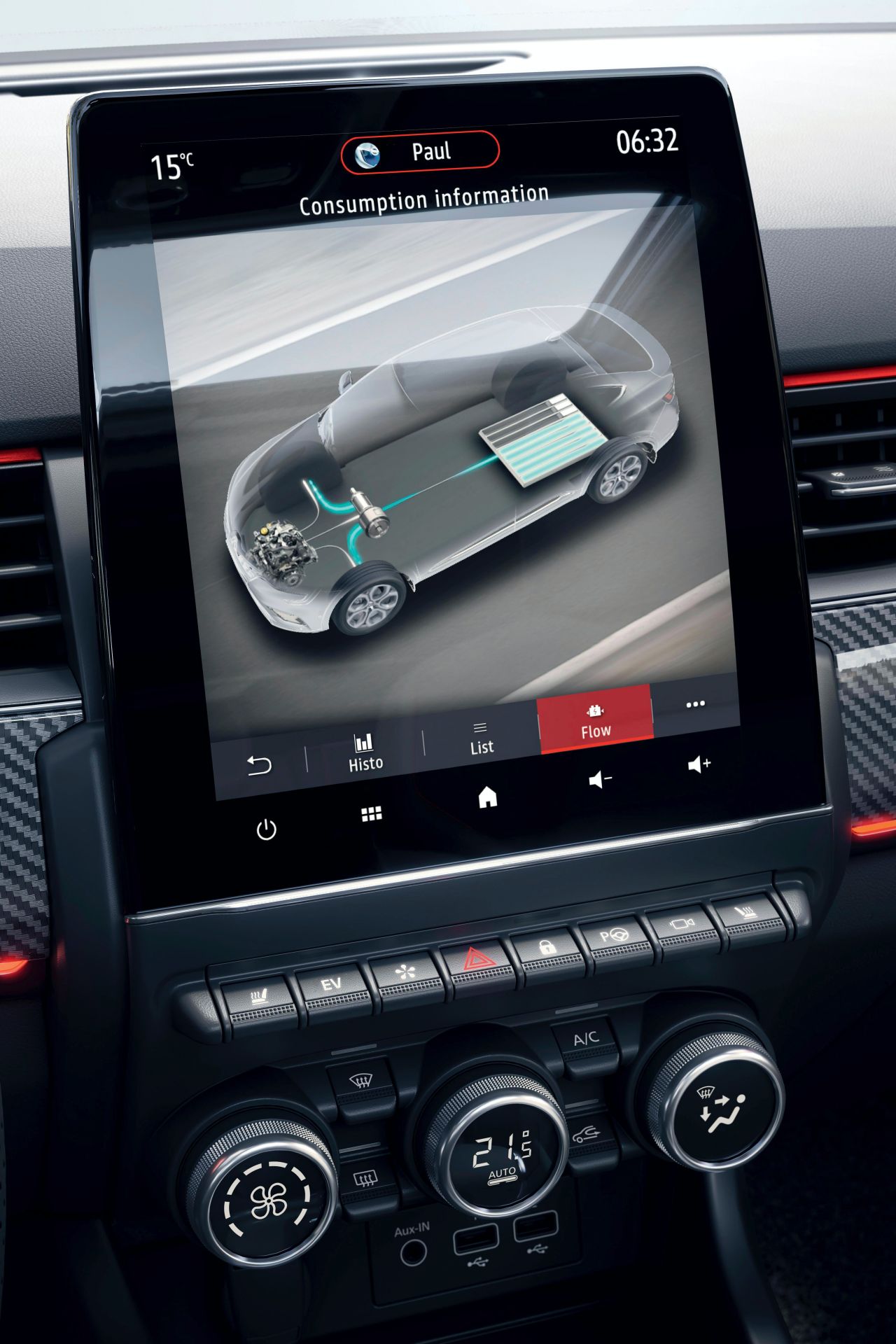 Download 2022 Renault Arkana - Central Console HD Phone Wallpaper 1280x1920 #119