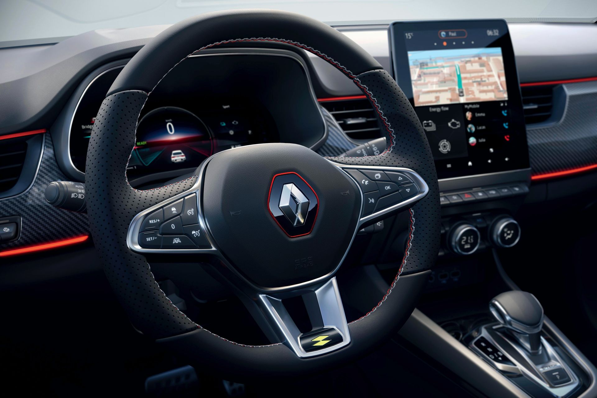 Download 2022 Renault Arkana - Interior, Steering Wheel HD Wallpaper 1920x1280 #132