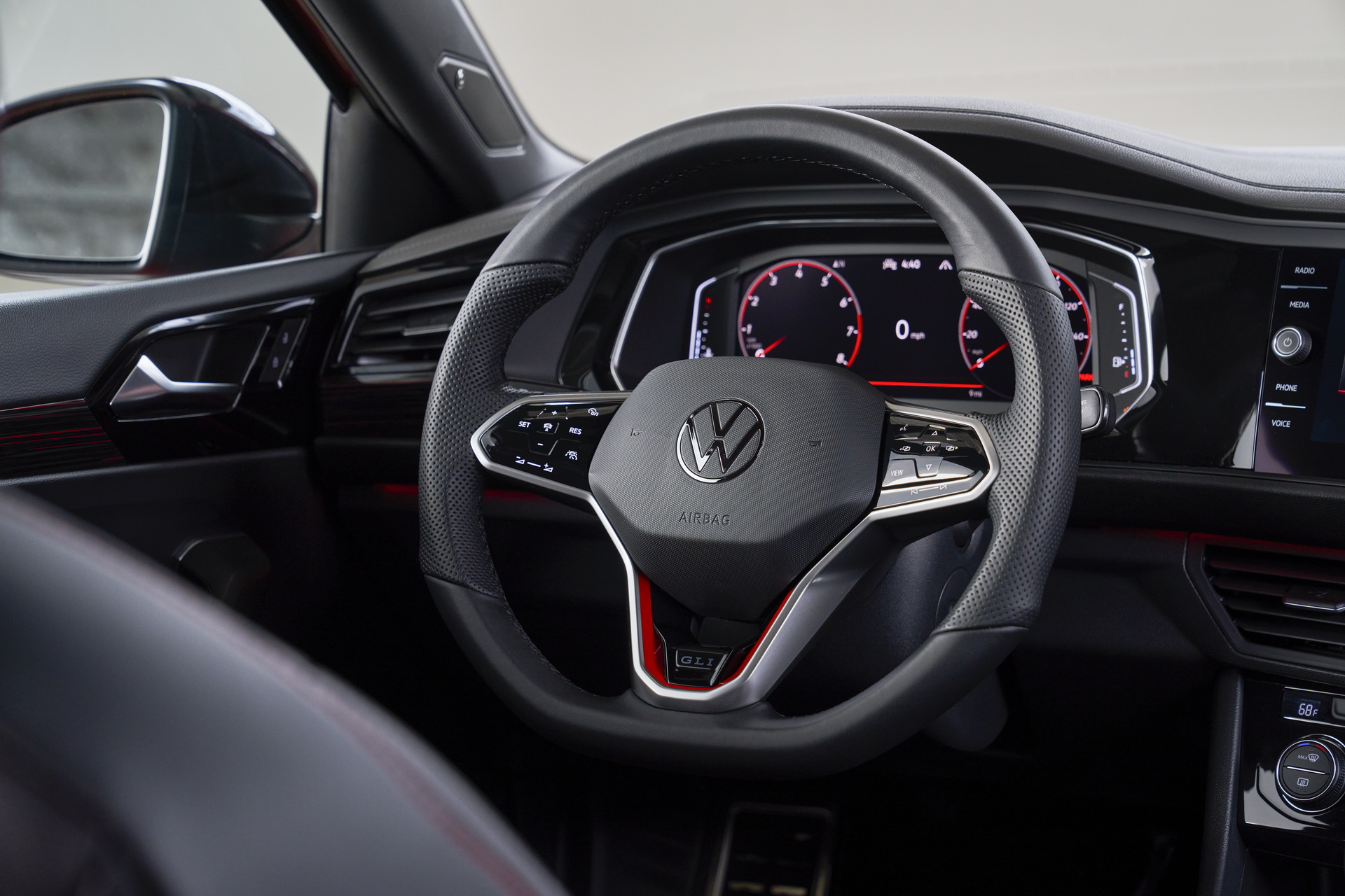 Download 2022 Volkswagen Jetta GLI - Interior, Steering Wheel HD Wallpaper 1920x1280 #20