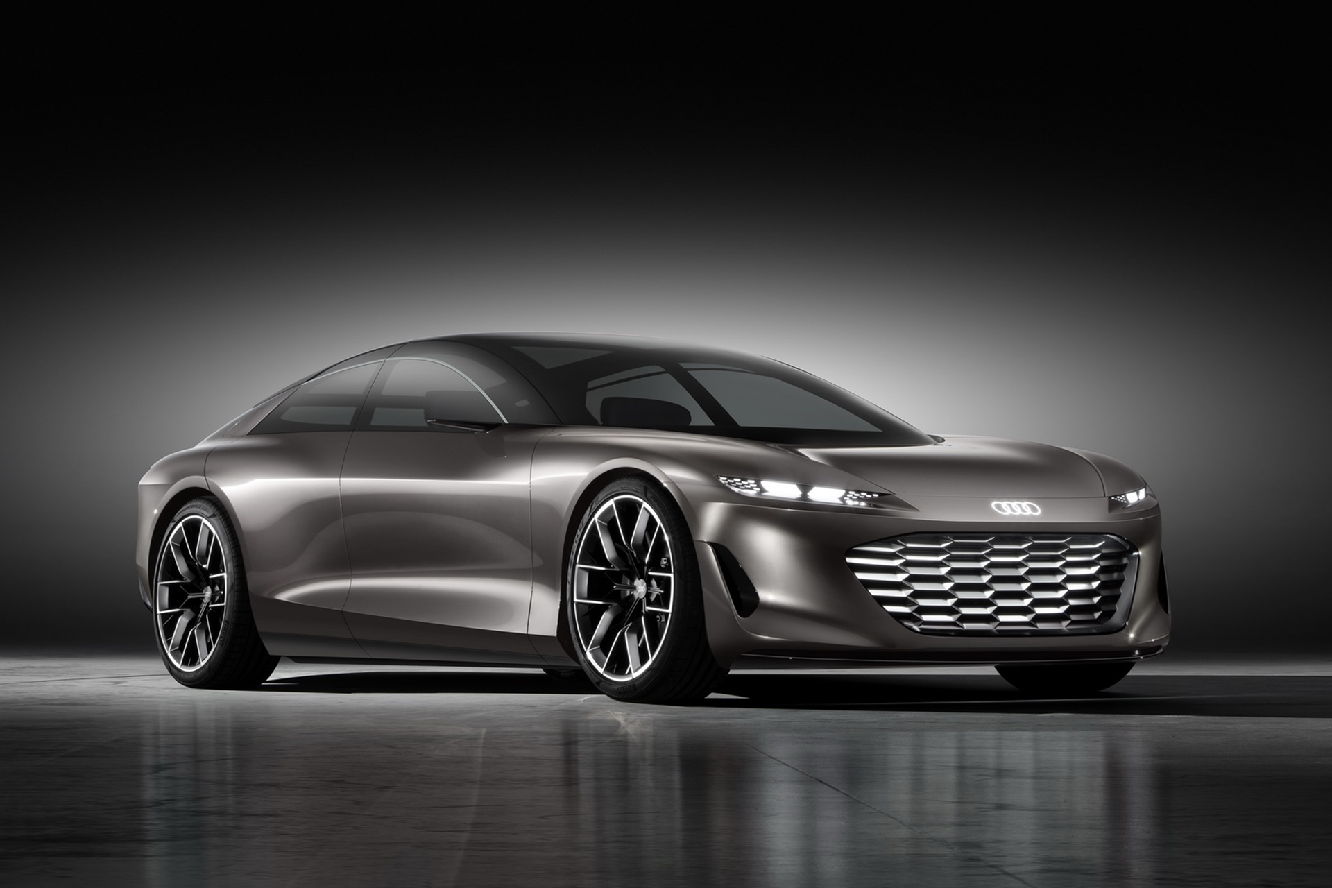 Download 2021 Audi Grandsphere Concept - Front Three-Quarter HD Wallpaper 1920x1280 #1