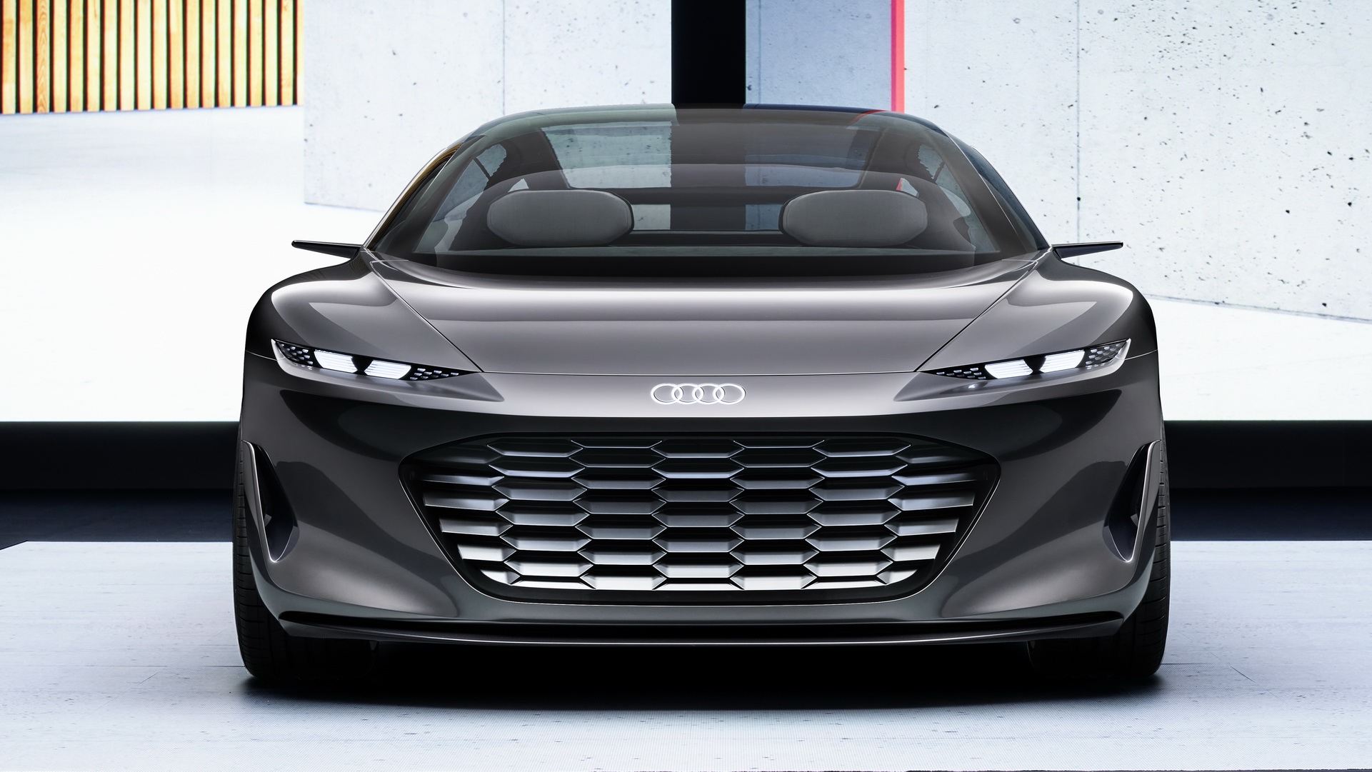 Download 2021 Audi Grandsphere Concept - Front HD Wallpaper 1921x1081 #25