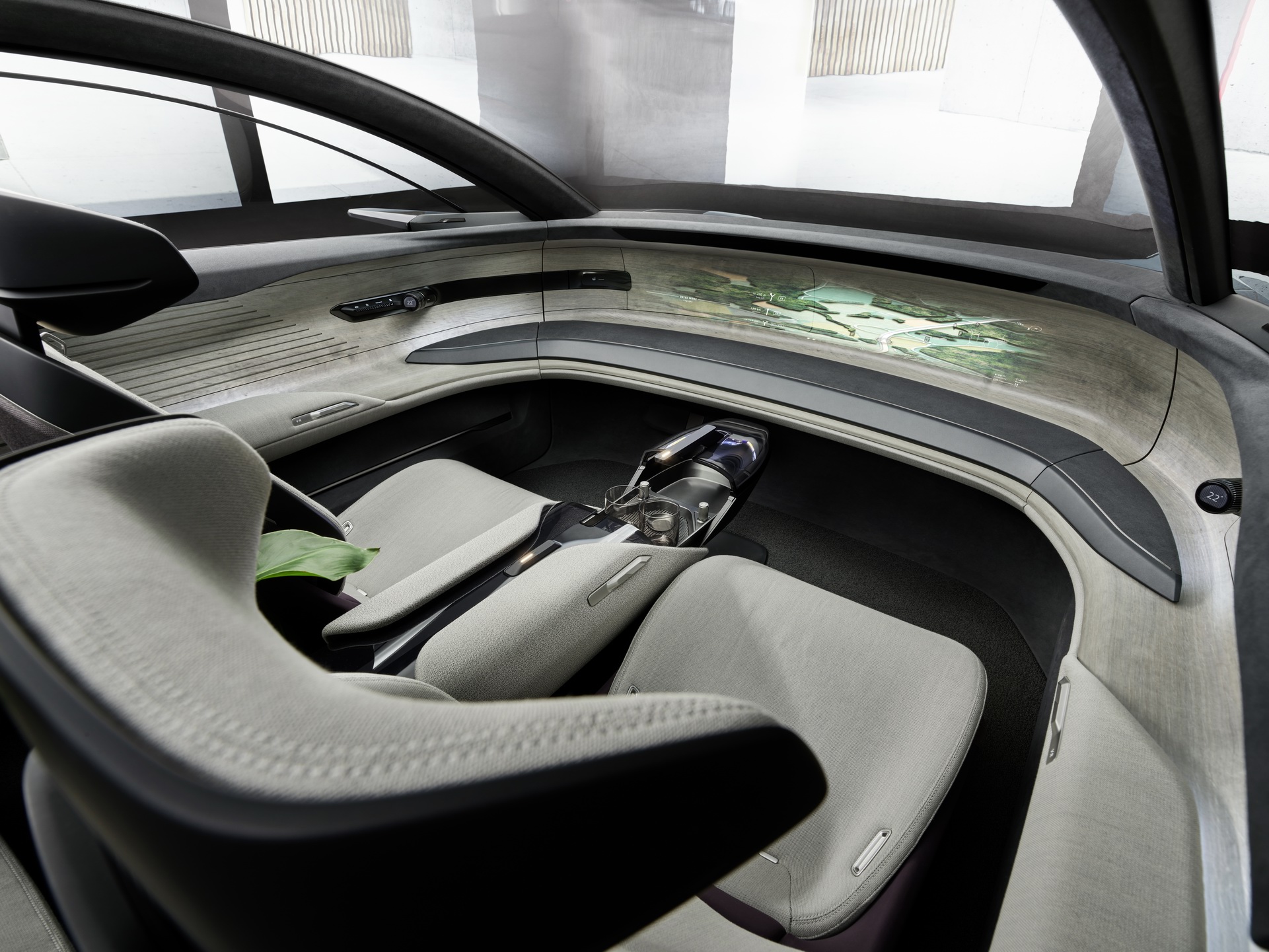 Download 2021 Audi Grandsphere Concept - Interior HD Wallpaper 1921x1441 #34