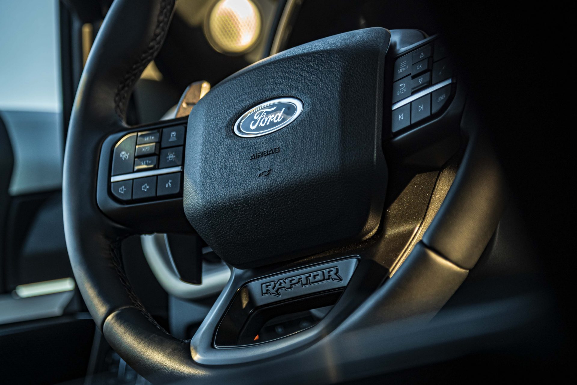 Download 2021 Hennessey VelociRaptor 600 - Interior, Steering Wheel HD Wallpaper 1920x1280 #35