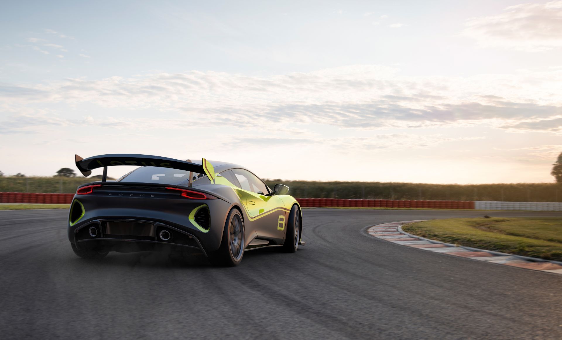 Download 2021 Lotus Emira GT4 Concept - Rear Three-Quarter HD Wallpaper 1920x1161 #4
