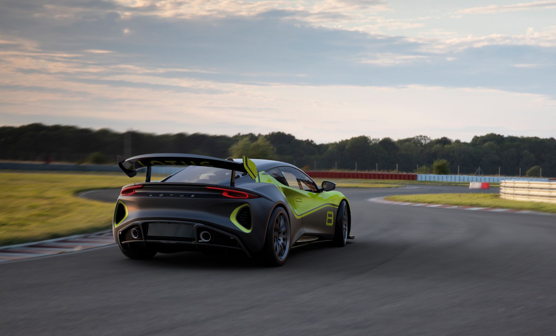 Download 2021 Lotus Emira GT4 Concept - Rear HD Wallpaper 1920x1161 #5