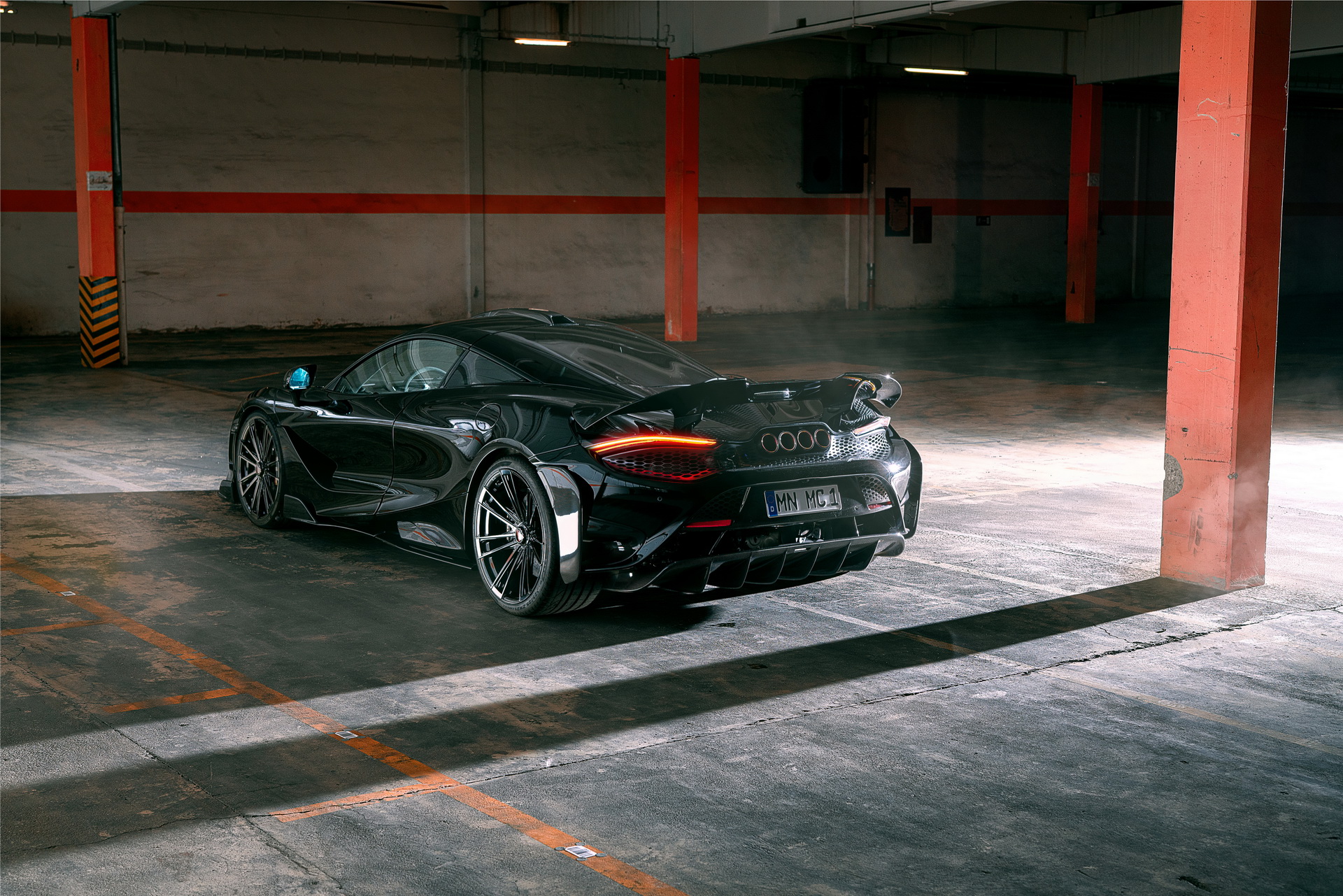 Download 2021 McLaren 765LT by Novitec - Rear Three-Quarter HD Wallpaper 1920x1281 #4