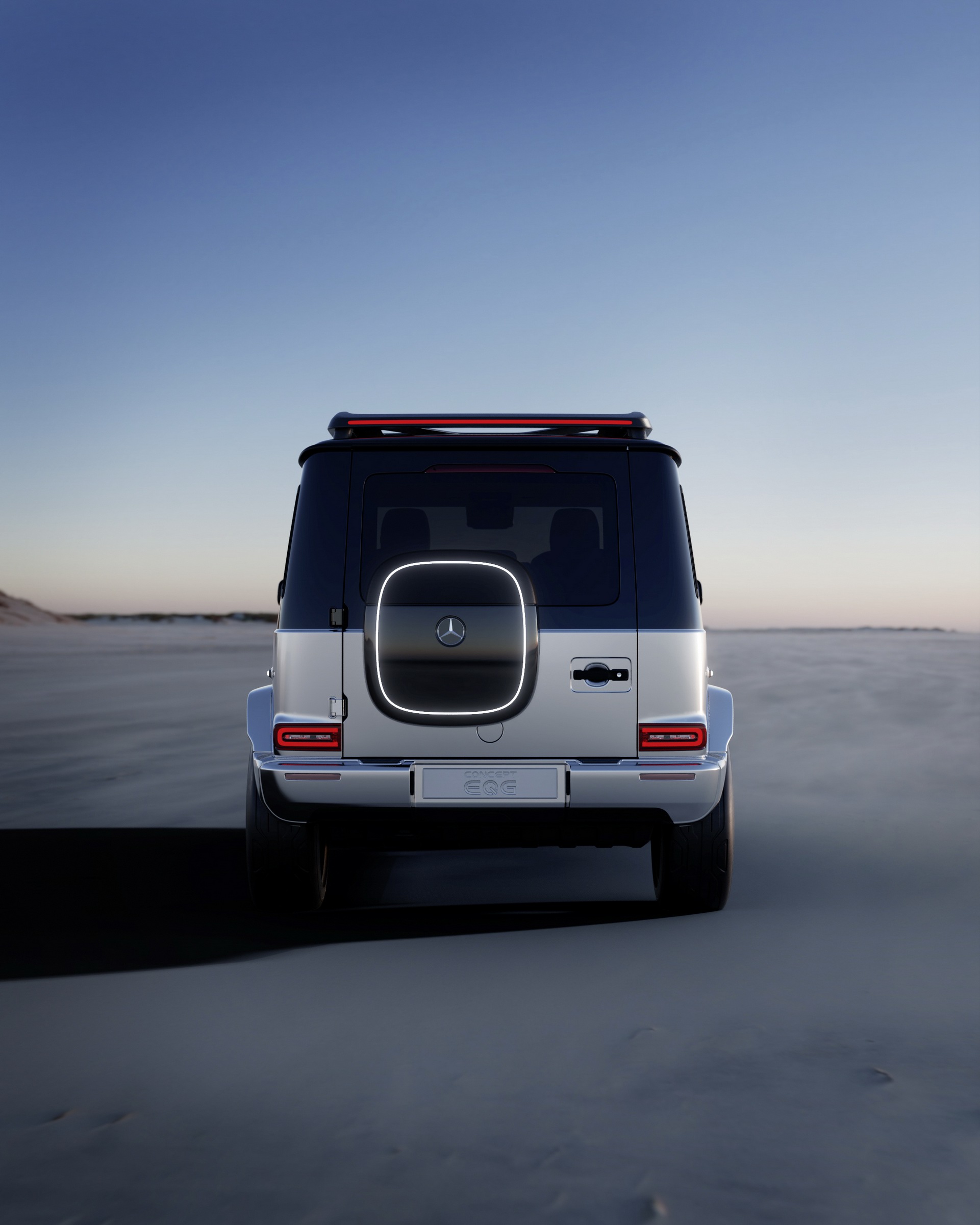 Download 2021 Mercedes-Benz EQG Concept - Rear HD Phone Wallpaper 1921x2401 #8