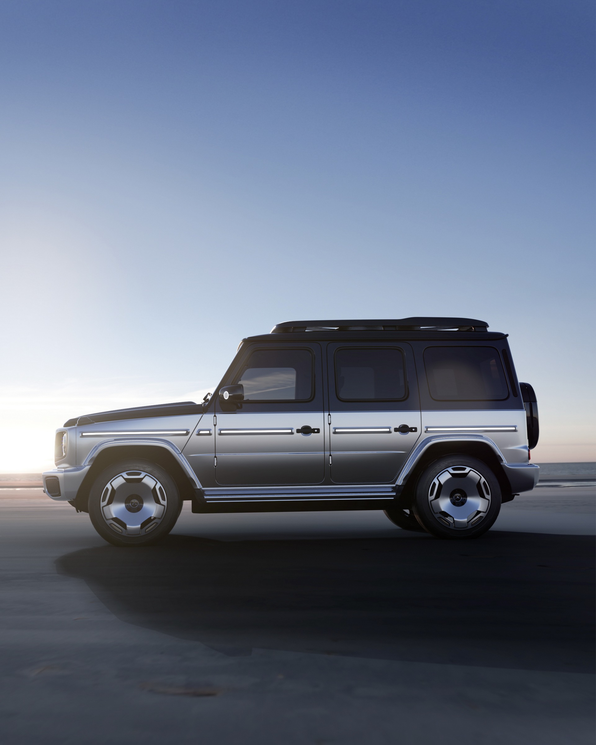 Download 2021 Mercedes-Benz EQG Concept - Side HD Phone Wallpaper 1921x2401 #9