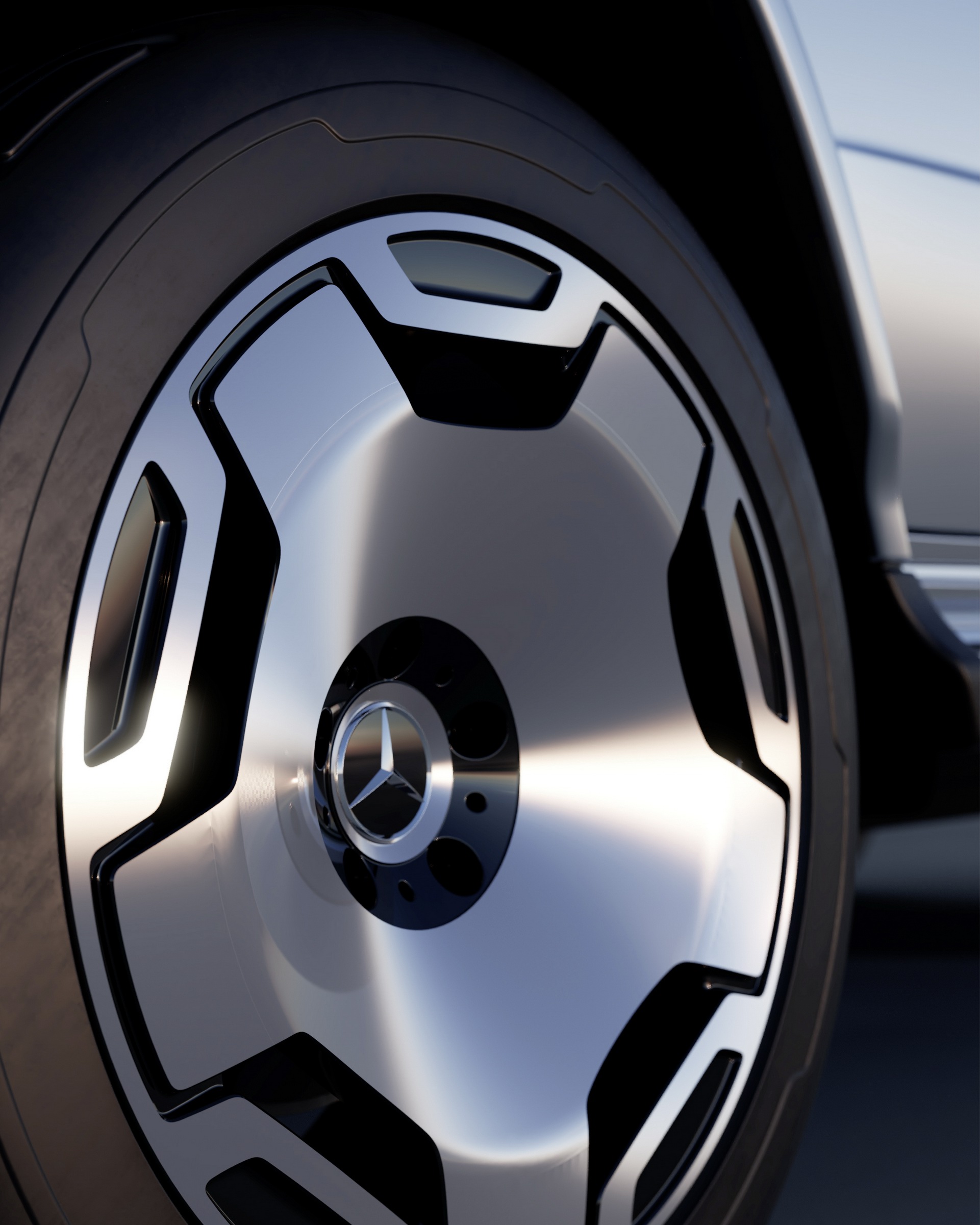 Download 2021 Mercedes-Benz EQG Concept - Wheel HD Phone Wallpaper 1921x2401 #37