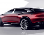 2021 Mercedes-Maybach EQS Concept - Design Sketch Wallpaper 190x150