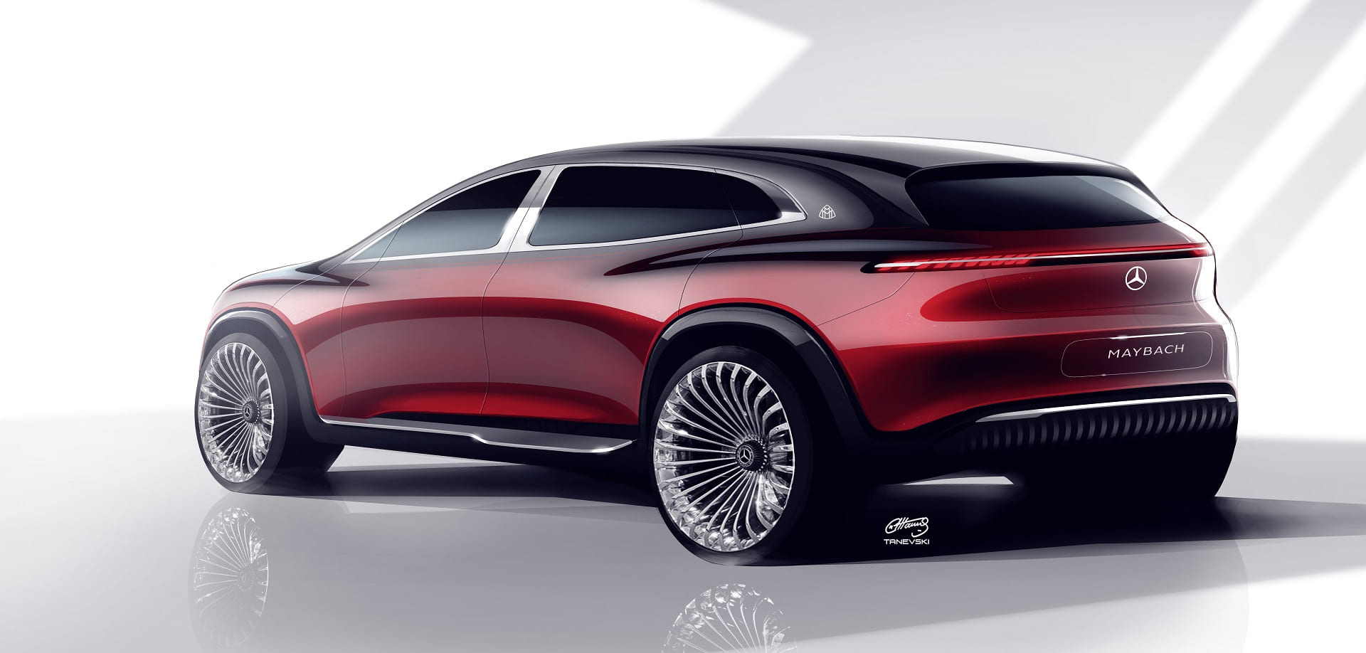 Download 2021 Mercedes-Maybach EQS Concept - Design Sketch HD Wallpaper 1920x918 #25