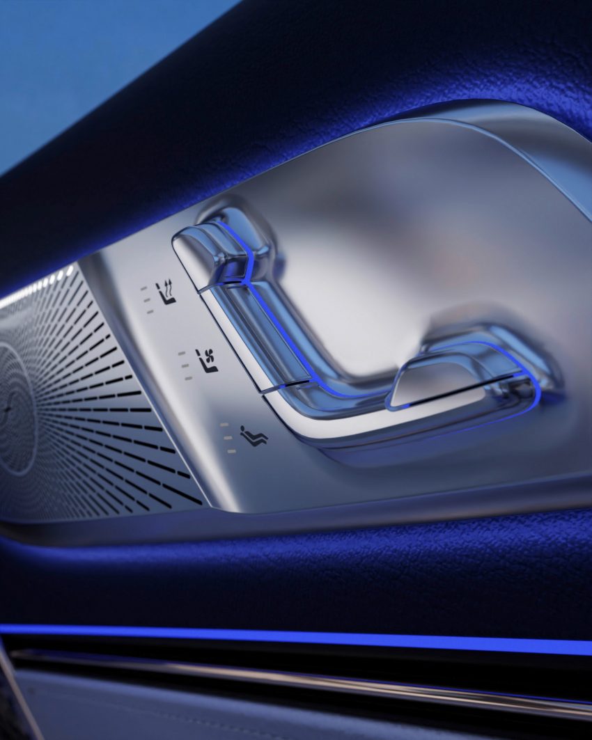 2021 Mercedes-Maybach EQS Concept - Interior, Detail Phone Wallpaper 850x1063 #13