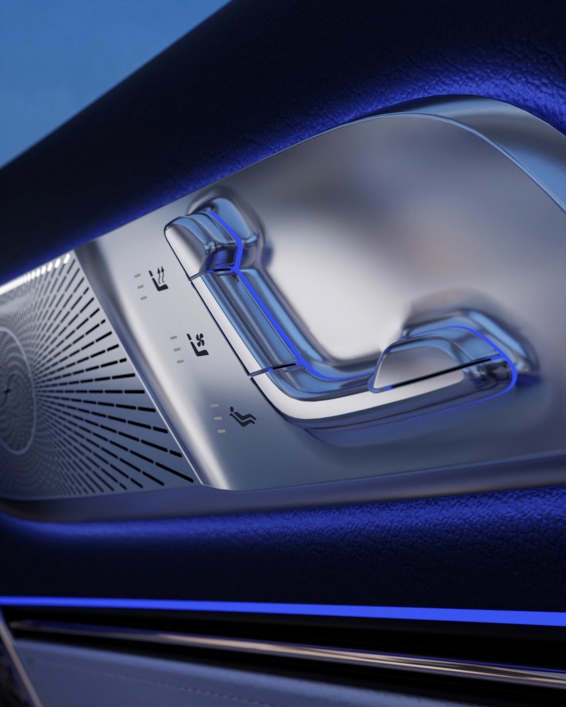 Download 2021 Mercedes-Maybach EQS Concept - Interior, Detail HD Phone Wallpaper 1920x2400 #13