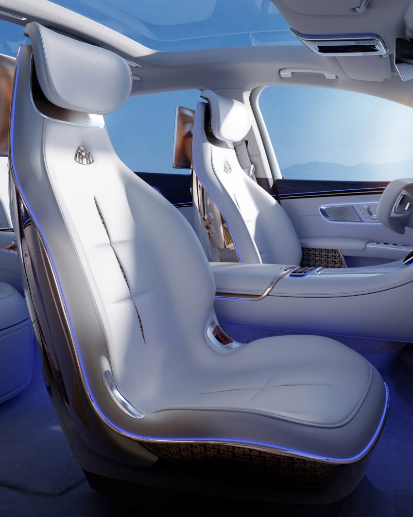 2021 Mercedes-Maybach EQS Concept - Interior, Front Seats Phone Wallpaper 850x1063 #17