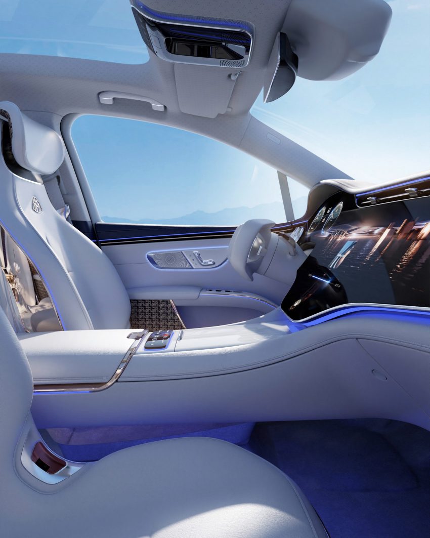 2021 Mercedes-Maybach EQS Concept - Interior, Front Seats Phone Wallpaper 850x1063 #18